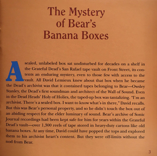 Dave's Picks, Volume 43 (3xCD)(San Francisco, 11/2/69 • Dallas, 12/26/69) | Mint (M) Near Mint (NM)