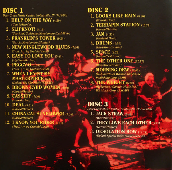 Dave's Picks, Volume 40 (3xCD)(Deer Creek Music Center, Noblesville, IN • 7/18-19/90 | Mint (M) Near Mint (NM)