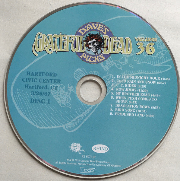 Dave's Picks, Volume 36 (CD BOX)(Hartford Civic Center, Hartford, CT • 3/26-27/87) | Mint (M) Near Mint (NM)