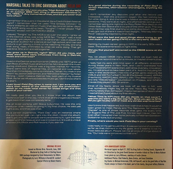 Field Day | Mint (M) Mint (M)