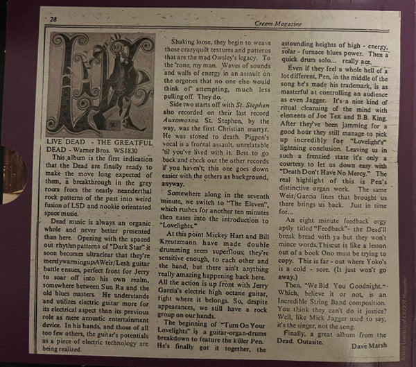 Dave's Picks, Volume 43 (3xCD)(San Francisco, 11/2/69 • Dallas, 12/26/69) | Mint (M) Near Mint (NM)