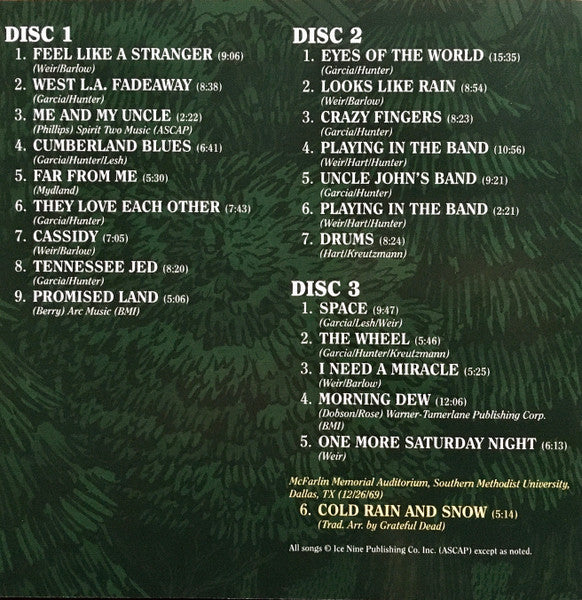 Dave's Picks, Volume 44 (3xCD)(Autzen Stadium, U. Of Oregon, Eugene, OR • 6/23/90) | Mint (M) Near Mint (NM)