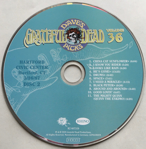 Dave's Picks, Volume 36 (CD BOX)(Hartford Civic Center, Hartford, CT • 3/26-27/87) | Mint (M) Near Mint (NM)