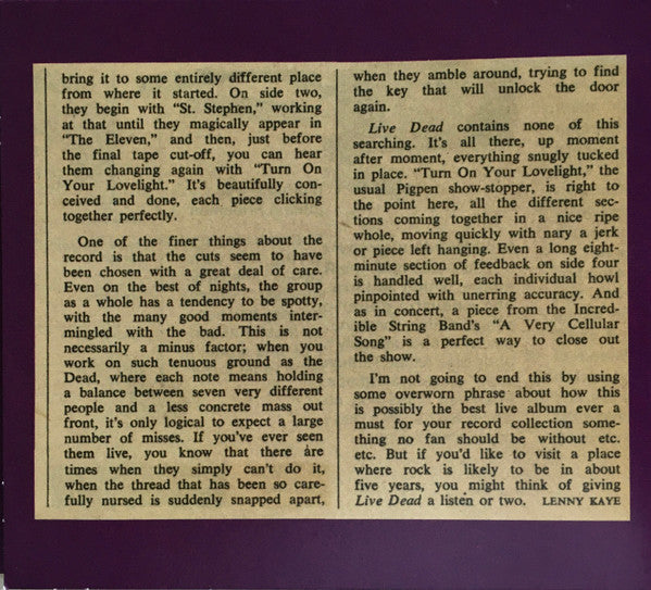 Dave's Picks, Volume 43 (3xCD)(San Francisco, 11/2/69 • Dallas, 12/26/69) | Mint (M) Near Mint (NM)