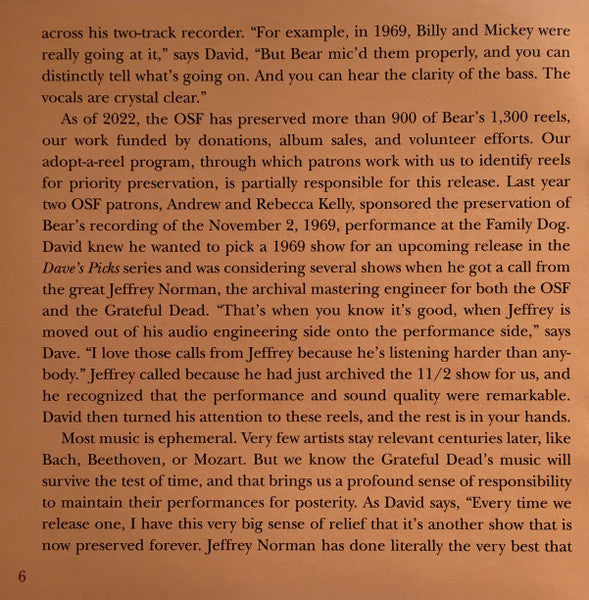 Dave's Picks, Volume 43 (3xCD)(San Francisco, 11/2/69 • Dallas, 12/26/69) | Mint (M) Near Mint (NM)