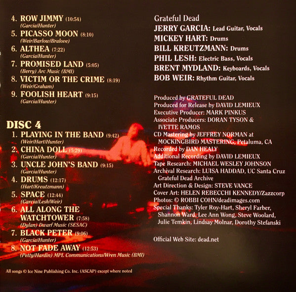 Dave's Picks, Volume 40 (3xCD)(Deer Creek Music Center, Noblesville, IN • 7/18-19/90 | Mint (M) Near Mint (NM)