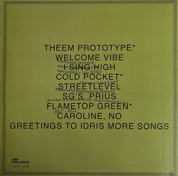 Music For Saxofone & Bass Guitar More Songs | Mint (M) Mint (M)