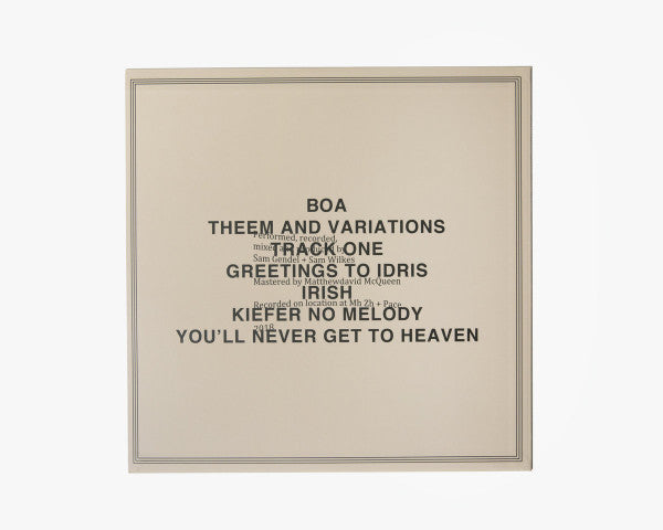 Music For Saxofone & Bass Guitar | Mint (M) Mint (M)