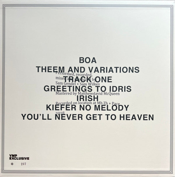 Music For Saxofone & Bass Guitar | Mint (M) Mint (M)