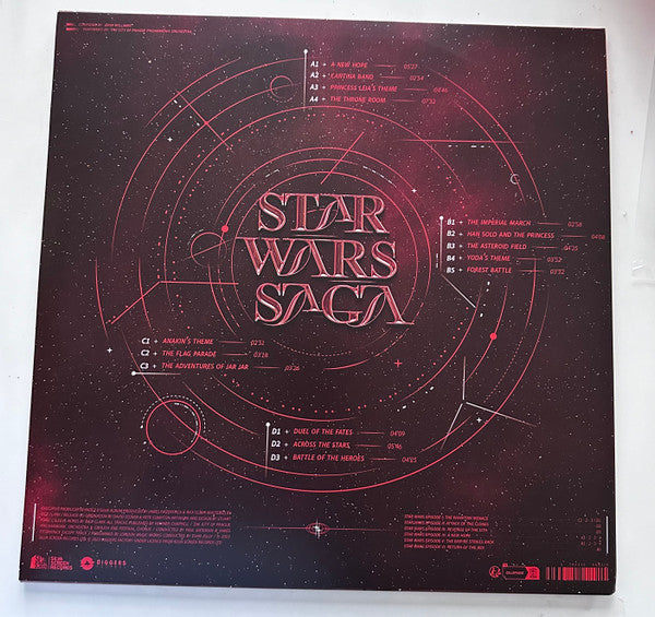 Music from the Star Wars Saga. Episodes I, II, III, IV, V, VI (TRANSLUCENT RED) | Mint (M) Mint (M)