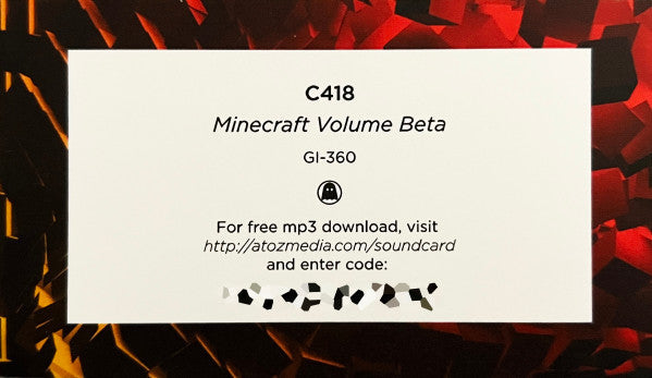 Minecraft Volume Beta (RED + YELLOW SPLATTER VINYL) | Mint (M) Mint (M)