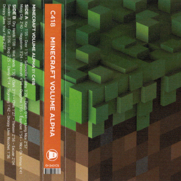 Minecraft Volume Alpha (CASSETTE - UNOFFICAL) | Mint (M) Mint (M)