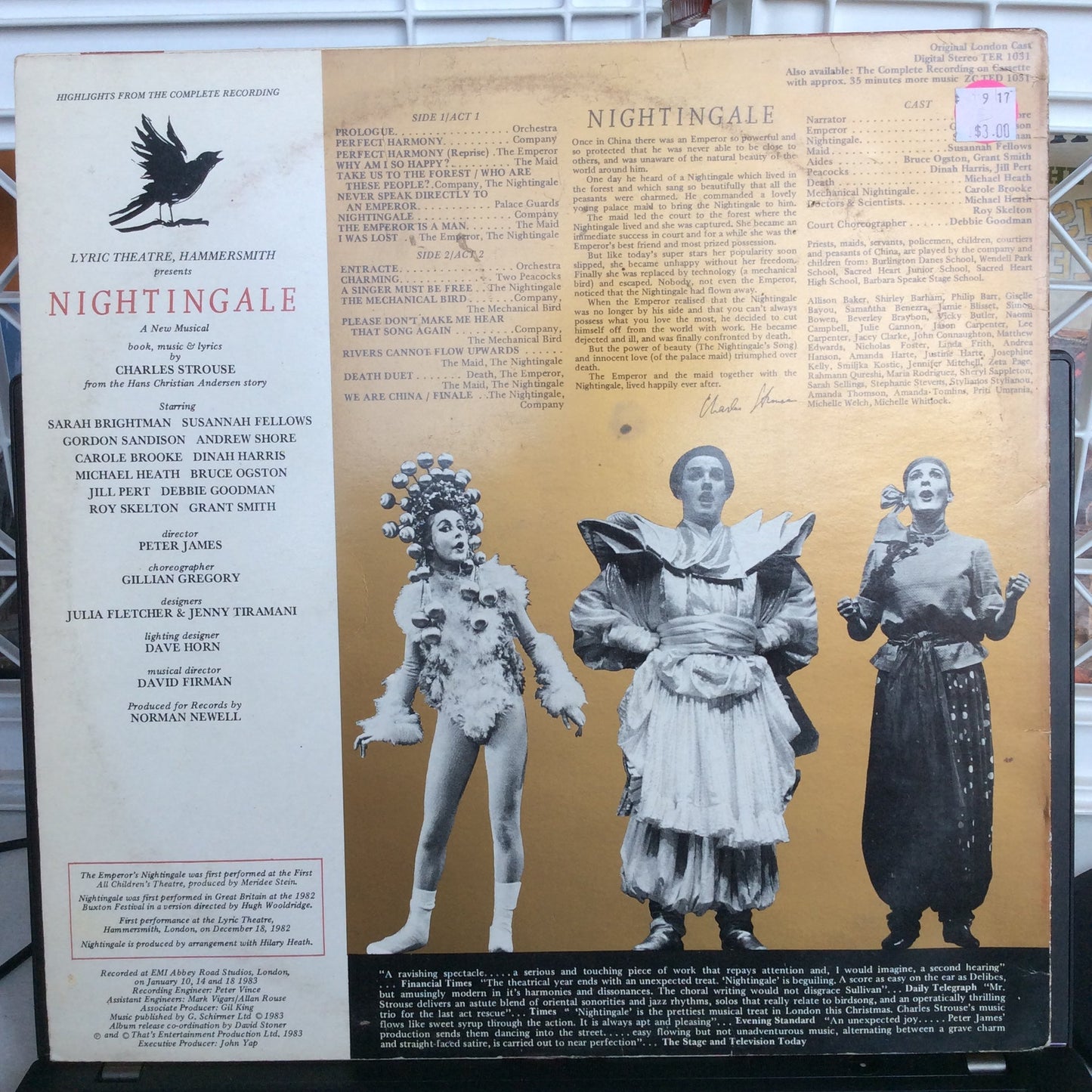 Nightingale (VINYL) | Excellent (EX) Very Good Plus (VG+)