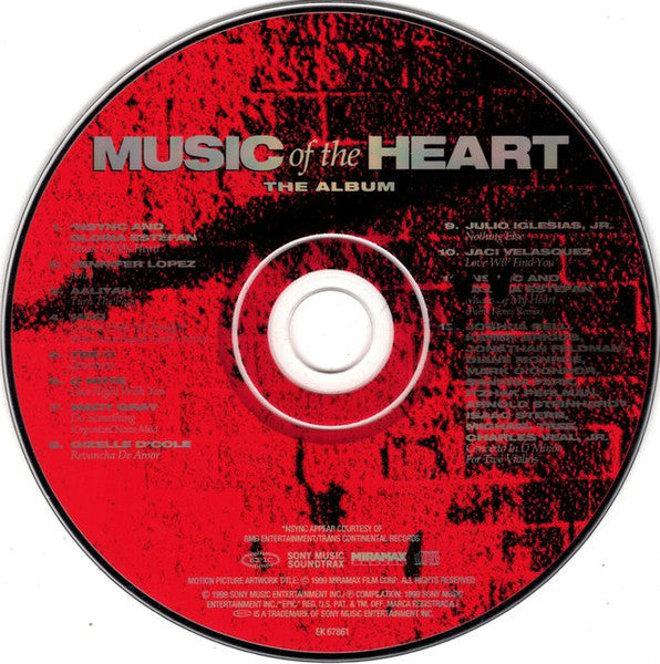 Music Of The Heart (The Album) (CD) | Near Mint (NM) Near Mint (NM)