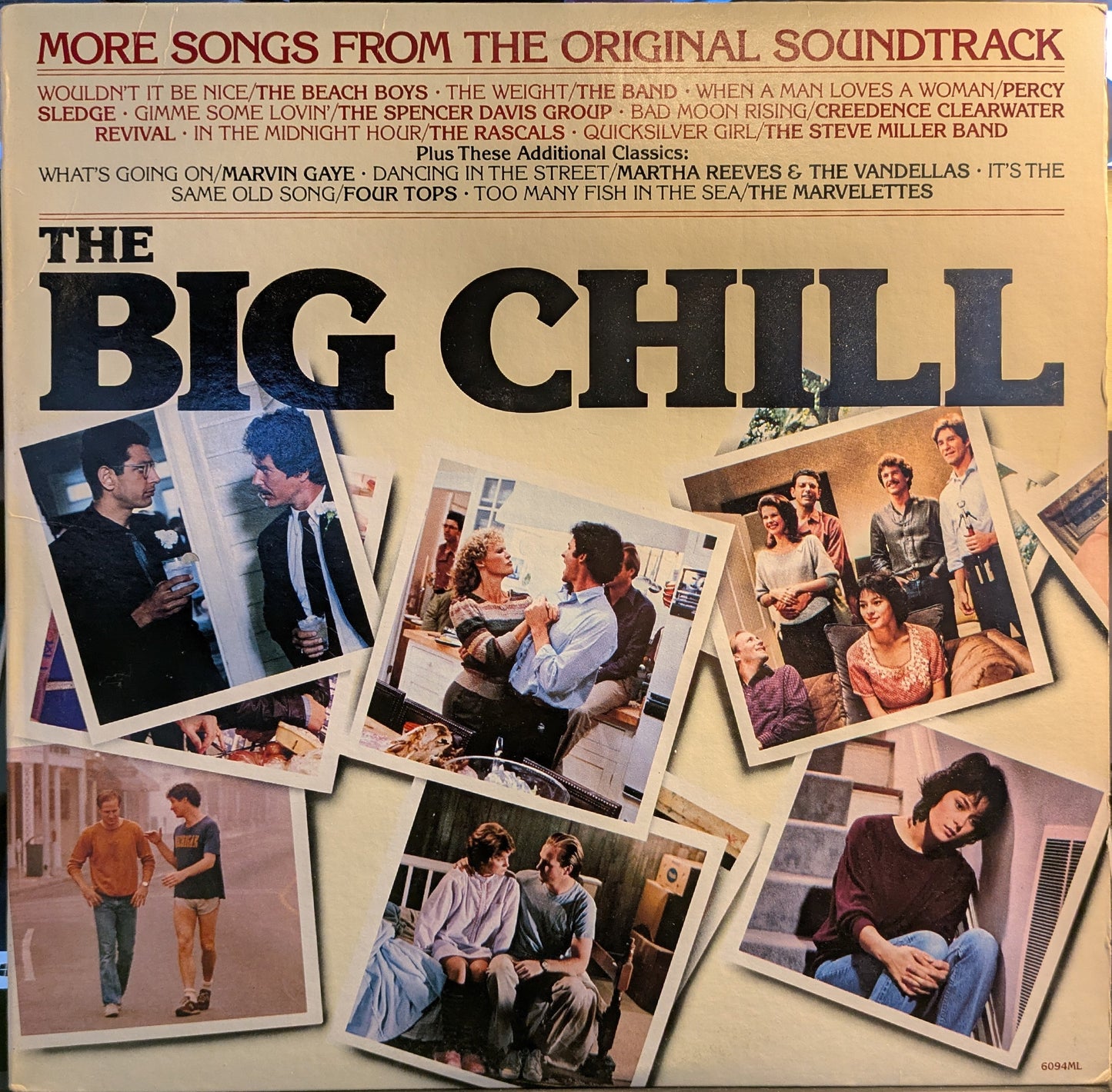 More Songs From The Original Soundtrack Of The Big Chill (VINYL) | Near Mint (NM) Excellent (EX)