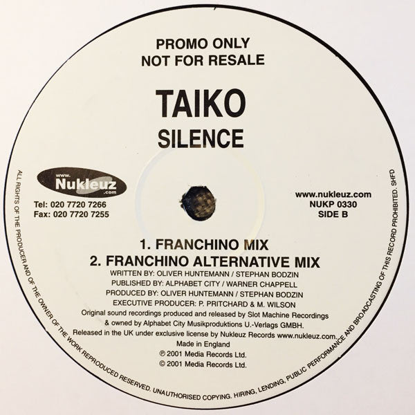 Silence | Very Good (VG) Very Good Plus (VG+)