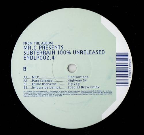 Mr. C Presents Subterrain 100% Unreleased (Disc 4) | Excellent (EX) Generic