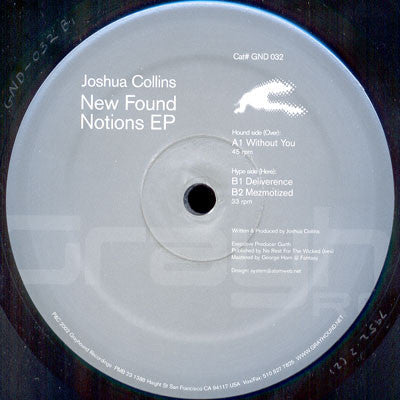 New Found Notions EP | Very Good (VG) Excellent (EX)