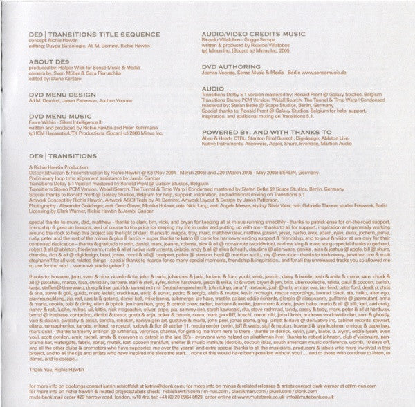 DE9 | Transitions | Mint (M) Mint (M)