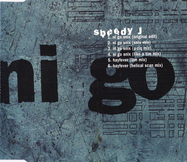 Ni Go Snix (CD) | Near Mint (NM) Near Mint (NM)