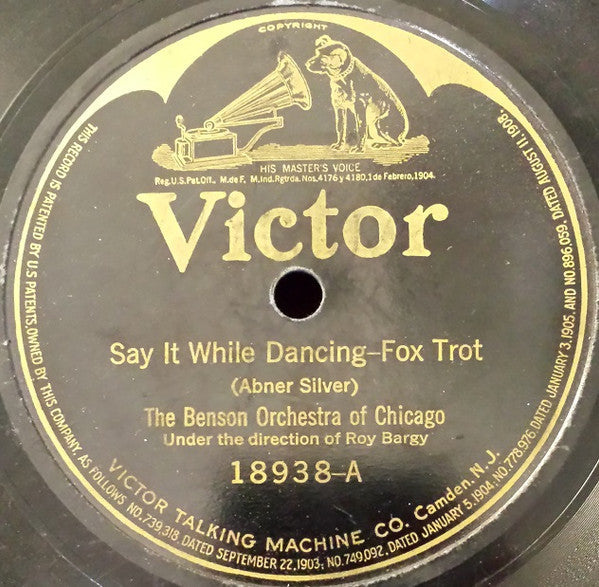 Say It While Dancing / I'm Just Wild About Harry | Very Good Plus (VG+) Generic