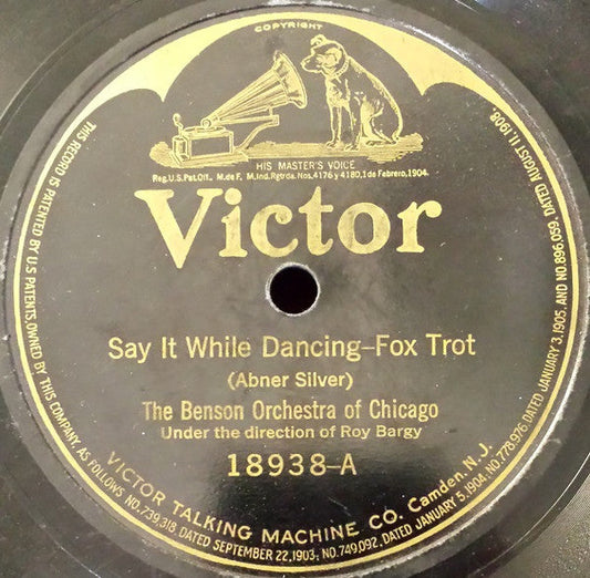 Say It While Dancing / I'm Just Wild About Harry | Very Good Plus (VG+) Generic