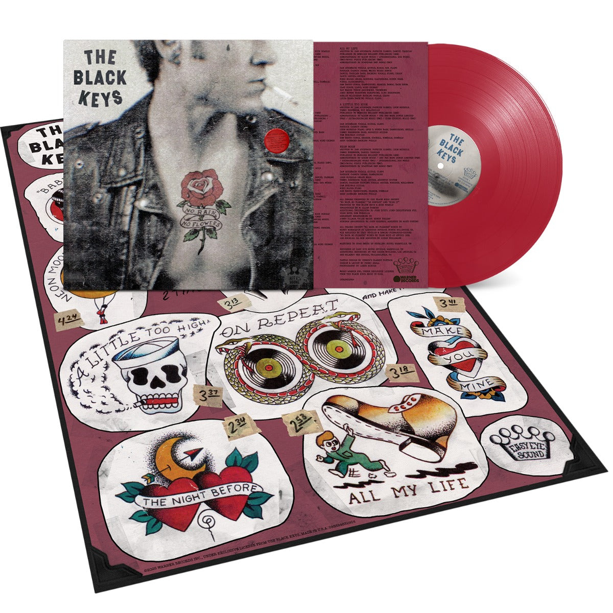 No Rain, No Flowers (PREORDER 08/08/2025) (Indie Exclusive) (Ruby Red Vinyl) (Poster) | Mint (M) Mint (M)