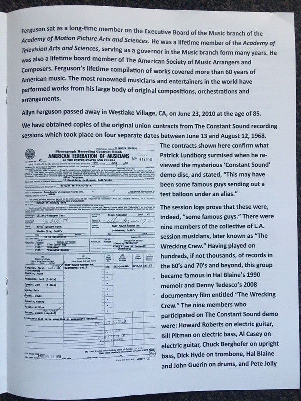 The Constant Sound | Mint (M) Mint (M)