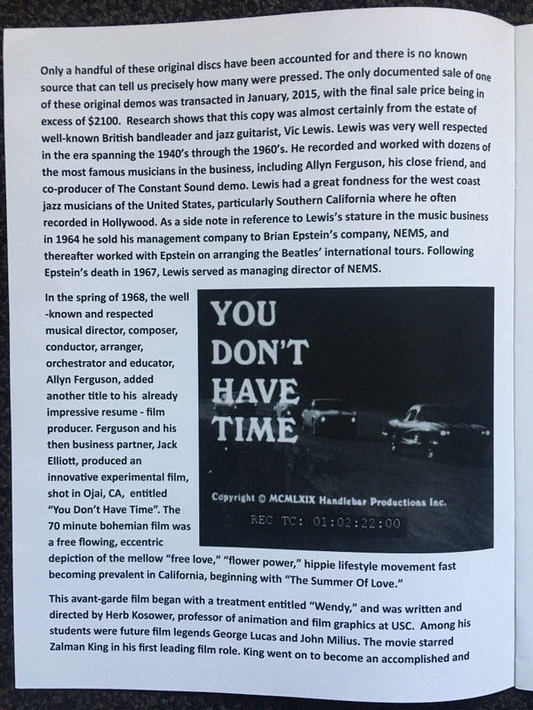 The Constant Sound | Mint (M) Mint (M)