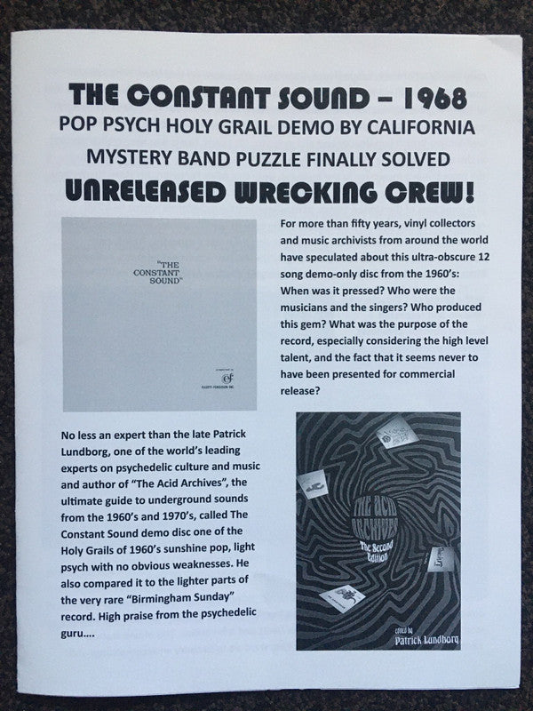 The Constant Sound | Mint (M) Mint (M)