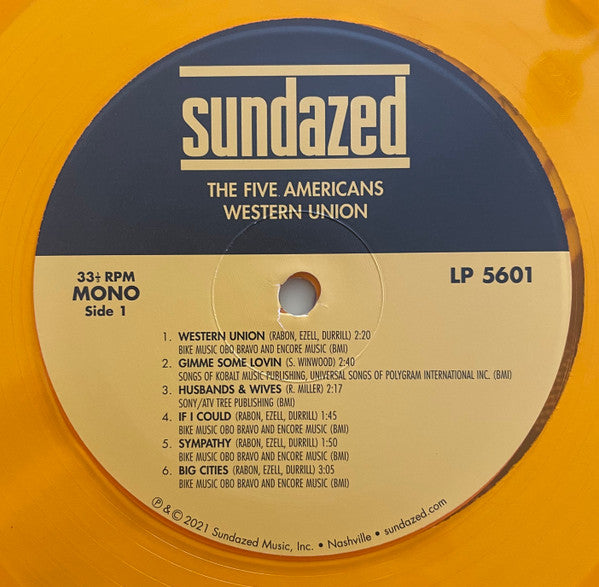 Western Union / Sound Of Love (COLOR VINYL) | Mint (M) Mint (M)