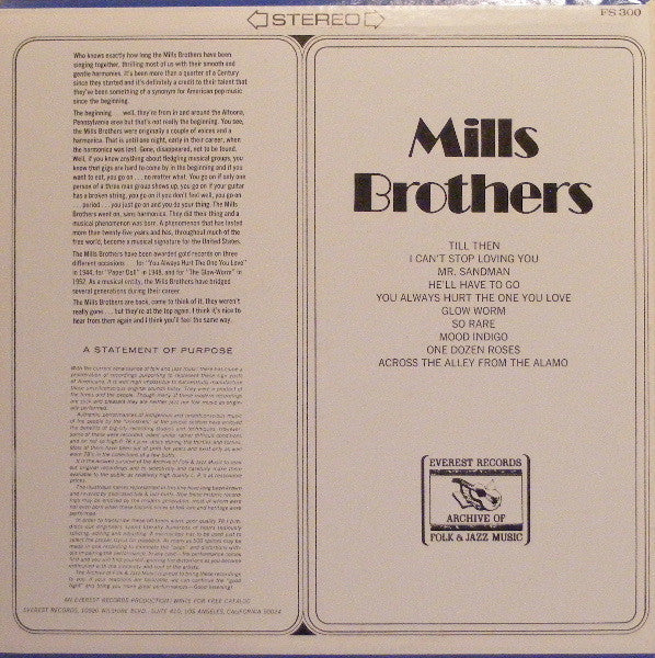 Mills Brothers | Near Mint (NM) Very Good Plus (VG+)