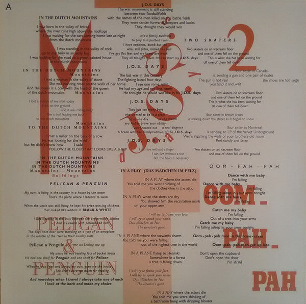 In The Dutch Mountains | Mint (M) Mint (M)