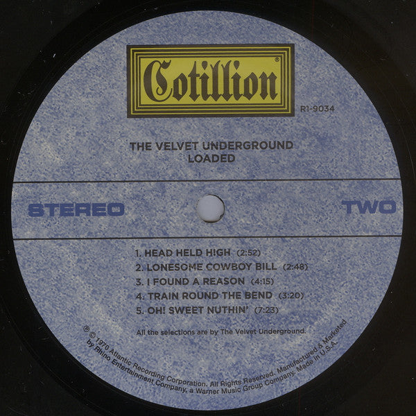 The Velvet Underground Loaded Rhino Records (2), Cotillion LP, Album, RE Mint (M) Mint (M)