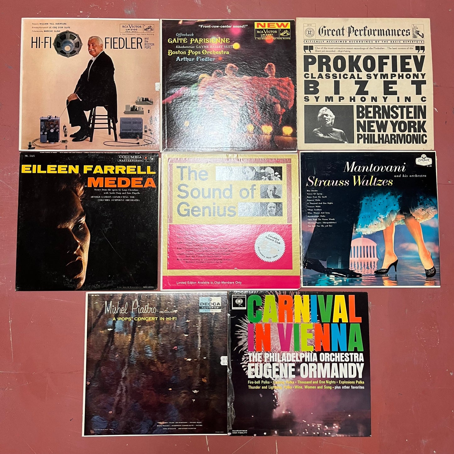 8 CLASSICAL MUSIC VINYL RECORD ALBUM LPS <EX CONDITIONS> | Very Good Plus (VG+) Very Good Plus (VG+)