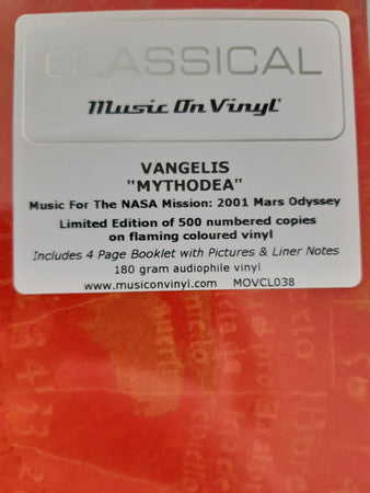 Mythodea (Music For The NASA Mission: 2001 Mars Odyssey) | Mint (M) Mint (M)
