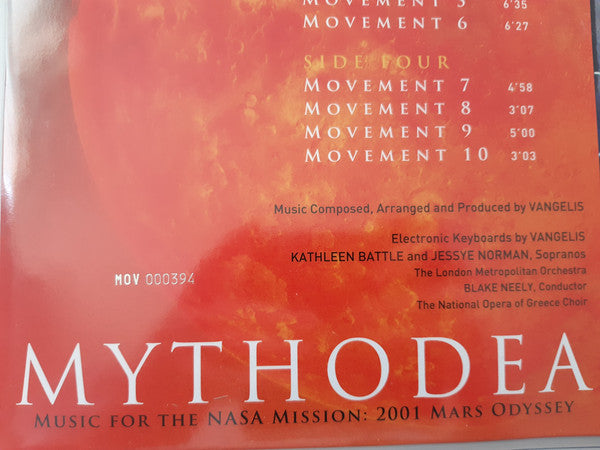 Mythodea (Music For The NASA Mission: 2001 Mars Odyssey) | Mint (M) Mint (M)