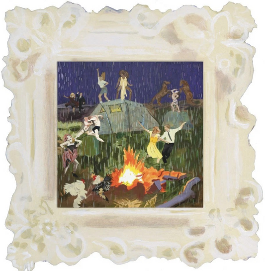 Let's Go Dancing: Said The Falling Rain To The Open Flame (Limited Edition, Translucent Orange Colored Vinyl) | Mint (M) Mint (M)