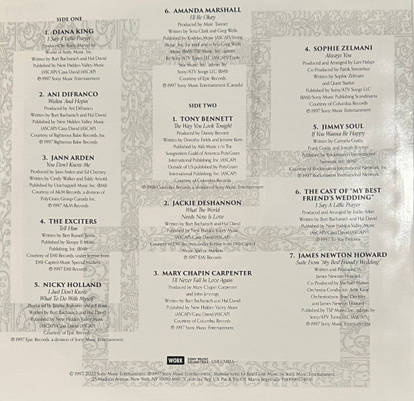 My Best Friend's Wedding (Music From The Motion Picture) | Mint (M) Mint (M)