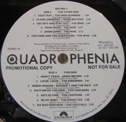 Quadrophenia | Near Mint (NM) Very Good Plus (VG+)