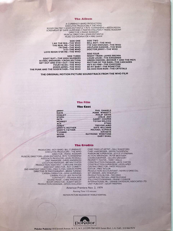 Quadrophenia | Near Mint (NM) Very Good Plus (VG+)