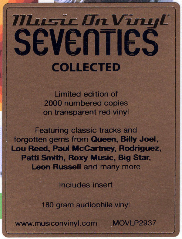 Seventies Collected (TRANSPARENT RED) | Mint (M) Mint (M)