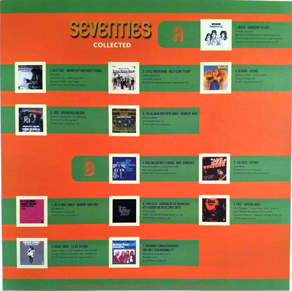 Seventies Collected (TRANSPARENT RED) | Mint (M) Mint (M)