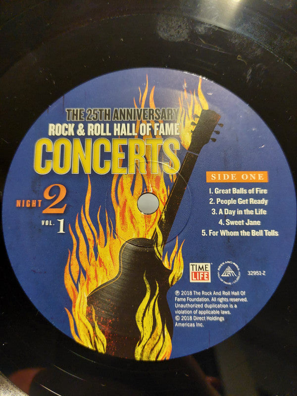The 25th Anniversary Rock & Roll Hall Of Fame Concerts, Night 2, Vol. 1 | Mint (M) Mint (M)- X Vinyl Record