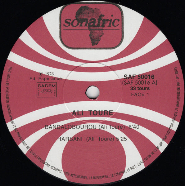 Ali Toure "Farka" (VINYL) | Mint (M) Mint (M)