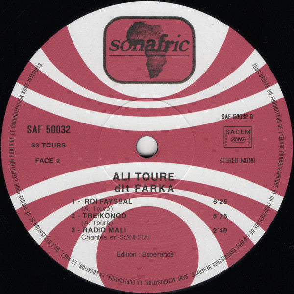 Ali Toure Farka (VINYL 50032) | Mint (M) Mint (M)