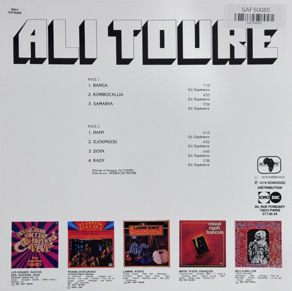 Ali Toure Dit "Farka" (VINYL) | Mint (M) Mint (M)