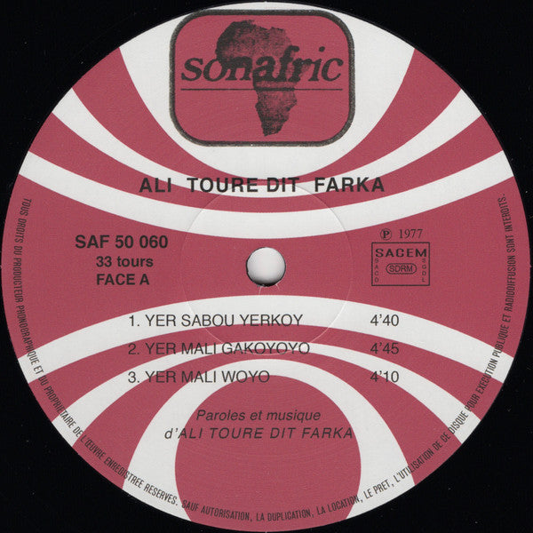 Ali Toure Farka (VINYL) | Mint (M) Mint (M)